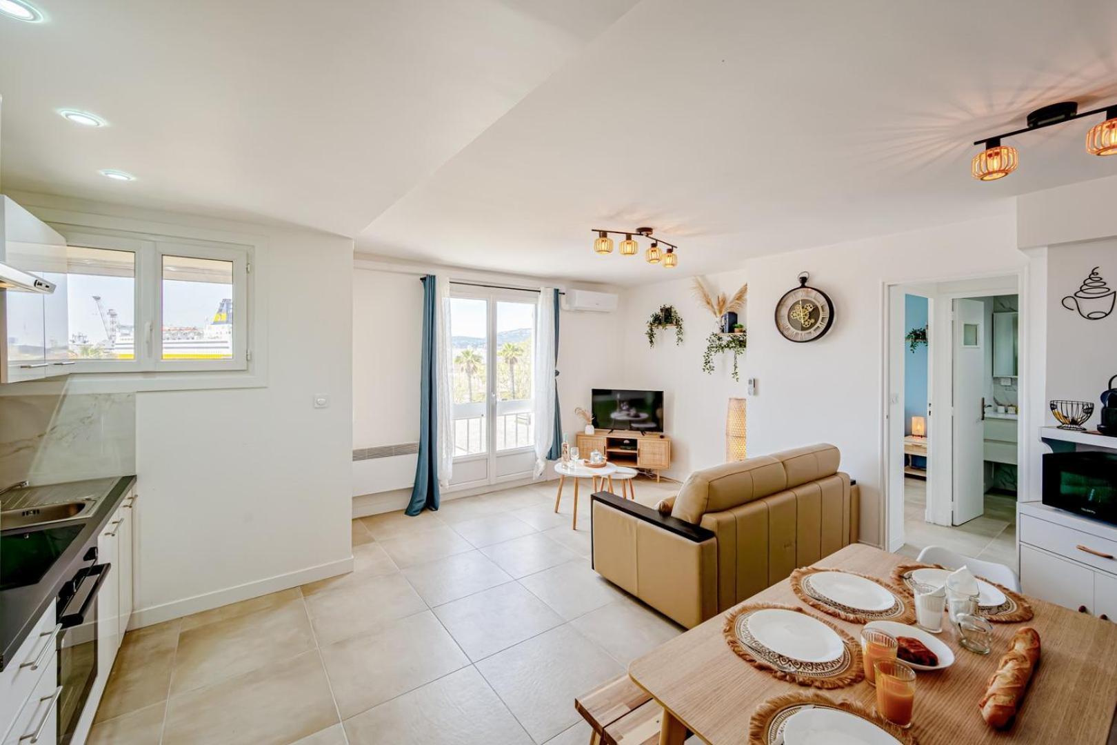 Air-Conditioned Apartment - Sea View Port Toulon Exterior foto
