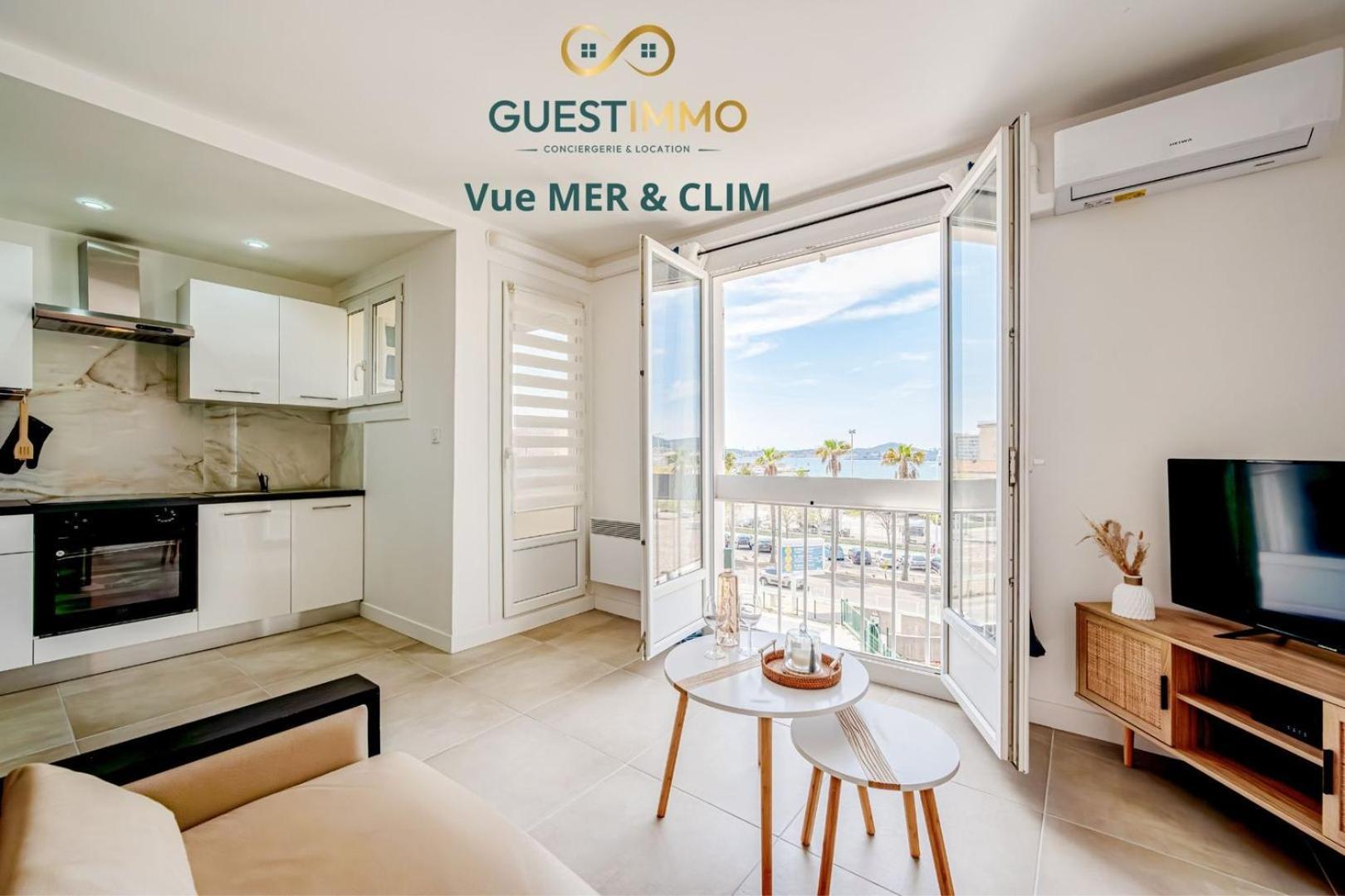 Air-Conditioned Apartment - Sea View Port Toulon Exterior foto
